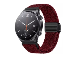 Pulseira GT6 em Nylon Trançado com Data Magnética, Compatível com Huawei Watch 5, Samsung Galaxy Watch 7, Xiaomi S4