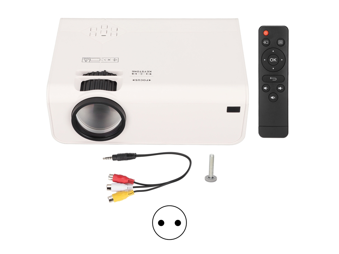 Projetor Portátil Com Alto Falante Hifi Conexão Wifi