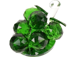 Estatueta Cristal Verde Delicada Durável Decoração Escritório Jardim Miniatura Ornamento Charmoso Resistente GOKOCO
