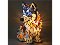Mesa Retro Genérica Abajur Em Resina Colorida Com Formato Animal, Série De Mesa Abajures Com Animais, Luminária de
