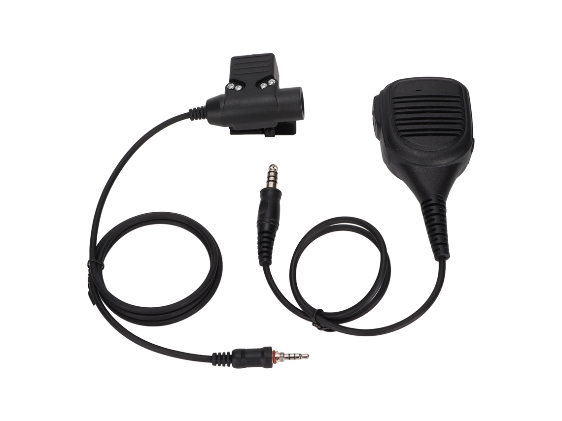 Aetheria microfone de Ombro 7.1mm com Ptt U94 para Yaesu Vertex Vx 6r Vx 7r