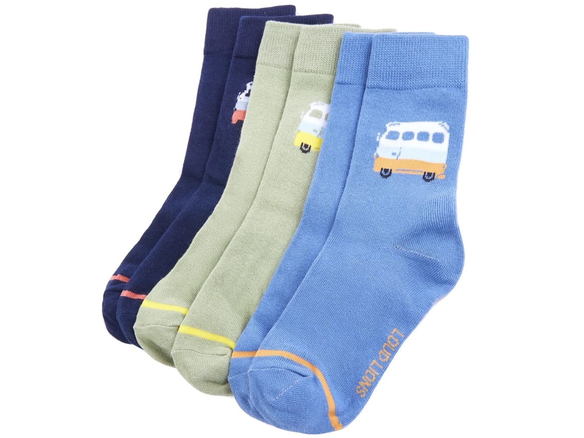 Meias Para Criança 5 Pares Ue 26-29