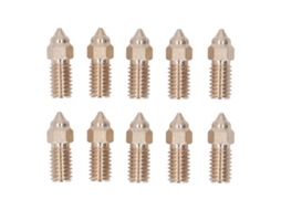 10 Peças de Bico de Impressora 3D Latão 0.4mm M6 Alto Fluxo para Neptune 4 Pro | S/MARCA