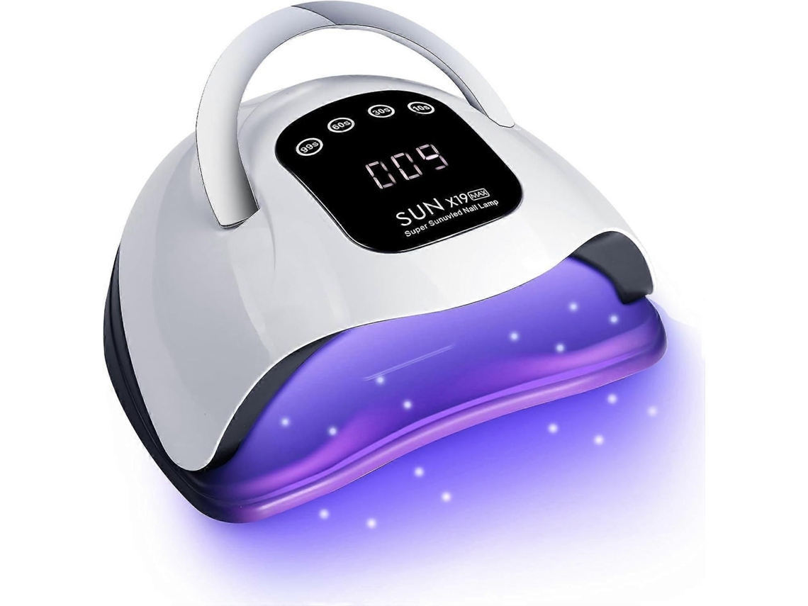 Lâmpada Uv/led Para Unhas, 320 W, 10s, Com Sensor Automático E Ecrã Digital, Para Gel E Manicure, Elysve