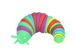 Primerox brinquedo Caracol Articulado 19cm Abs Anti estresse Sensorial para Relaxamento e Presente