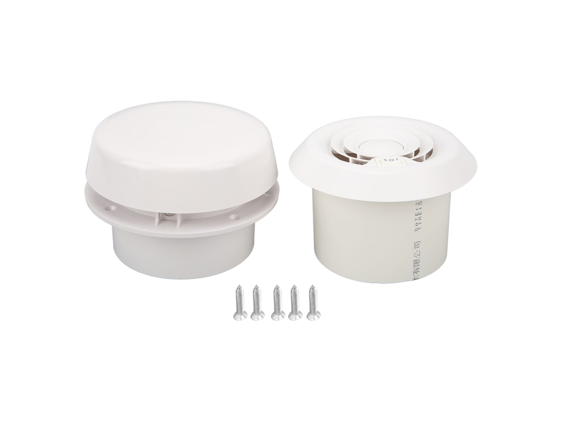Mini Rv Branco Redondo Silencioso Ventilador para Carros