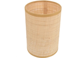 Abajur de Mesa Rústico e Elegante em Rattan com Soquete E27 para Quarto. SFUSHOS