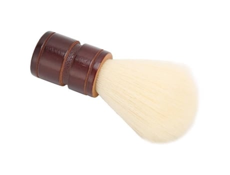 Escova De Barbear Com Cabo De Madeira Escova De Barba Para Homens Em Lã De Nylon Macia Cabo De Madeira Ferramenta De Vingvo