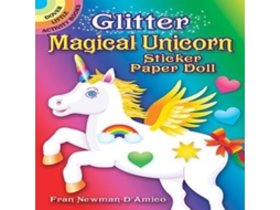 Livro Glitter Magical Unicorn Sticker Paper Doll de Fran Newman-D'Amico (Inglês)
