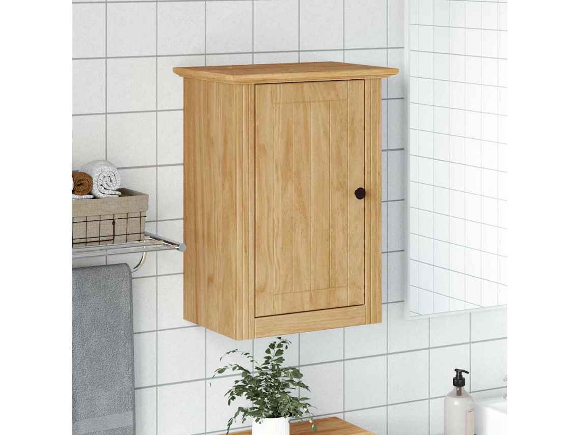 Vidaxl Armário De Parede Para Banheiro Bodo Marrom Mel 44 X 30 X 60 Cm