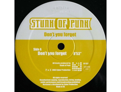 Vinil Dont You Forget Royal Flush Records