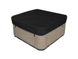 Capa para Banheira de Hidromassagem Externa Resistente Ao Clima 210d Oxford Têxtil Praticável e Durável Preto
