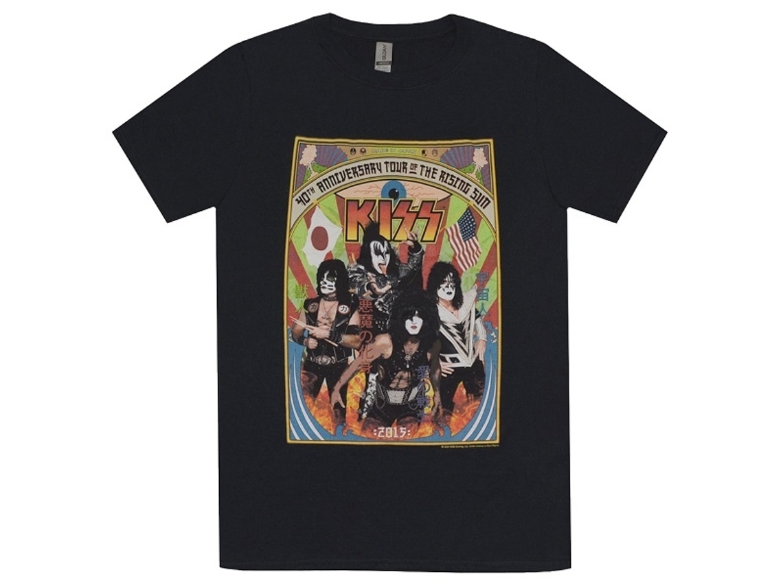 Kiss Japan Tour T-shirt Unisex Adults Size:l