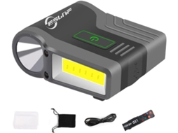 Chapéu De Pesca Ajustável Com Luz Noturna Led Brilhante, Clipe Para