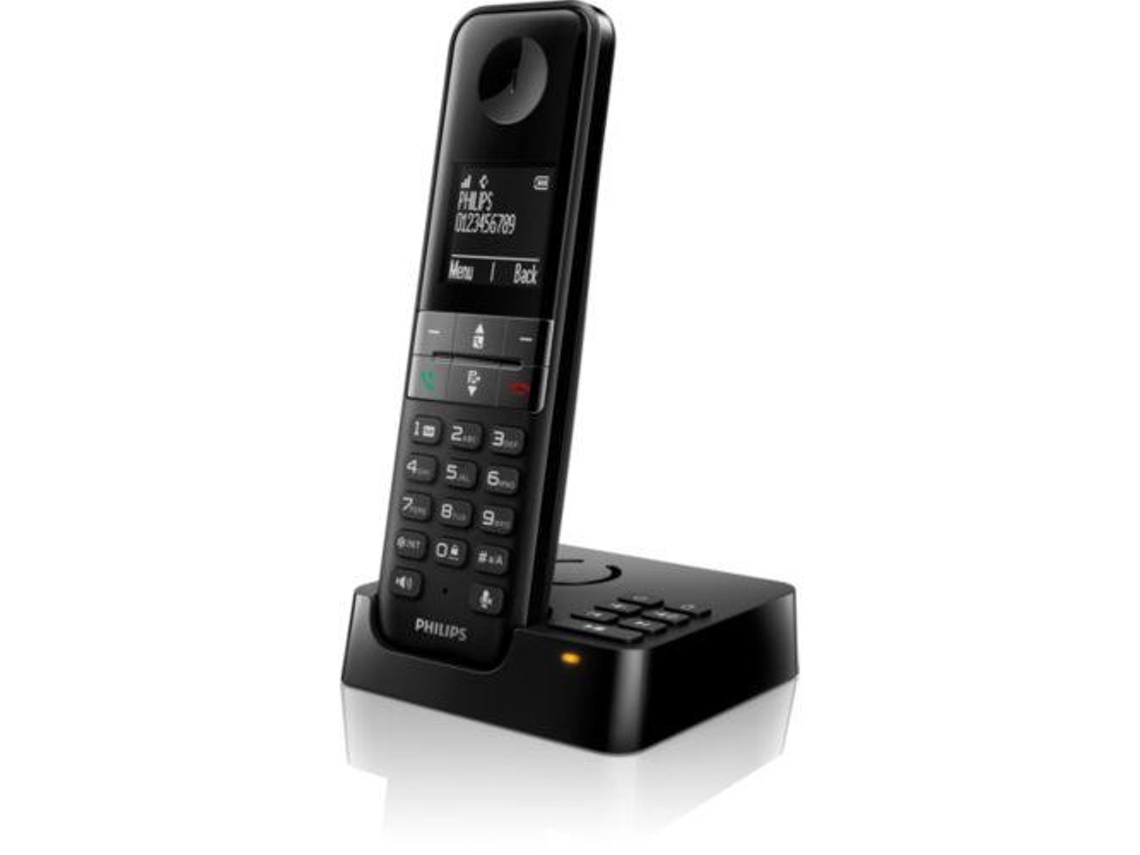 Philips D4751B Telefone Dect Identificação de Chamadas Preto