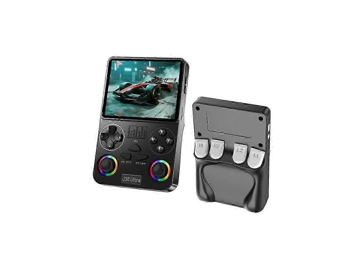 Console de Videogame Portátil Retrô J36 com Tela Ips 3,5 Polegadas GOKOCO