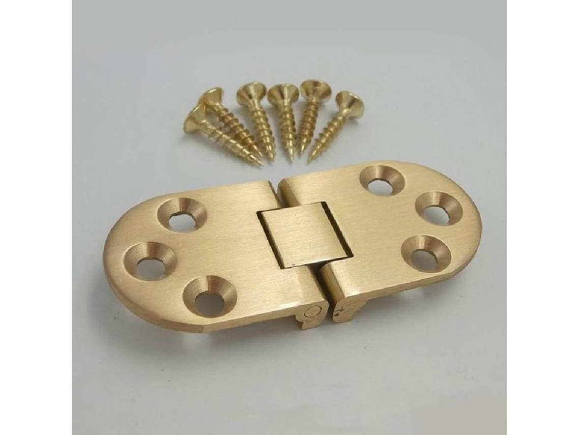 Conjunto De 2 Dobradiças Articuladas Para Mesa Costura Aeronaves, Em Liga De Zinco Com Acabamento Cromado Tamanho Estilo