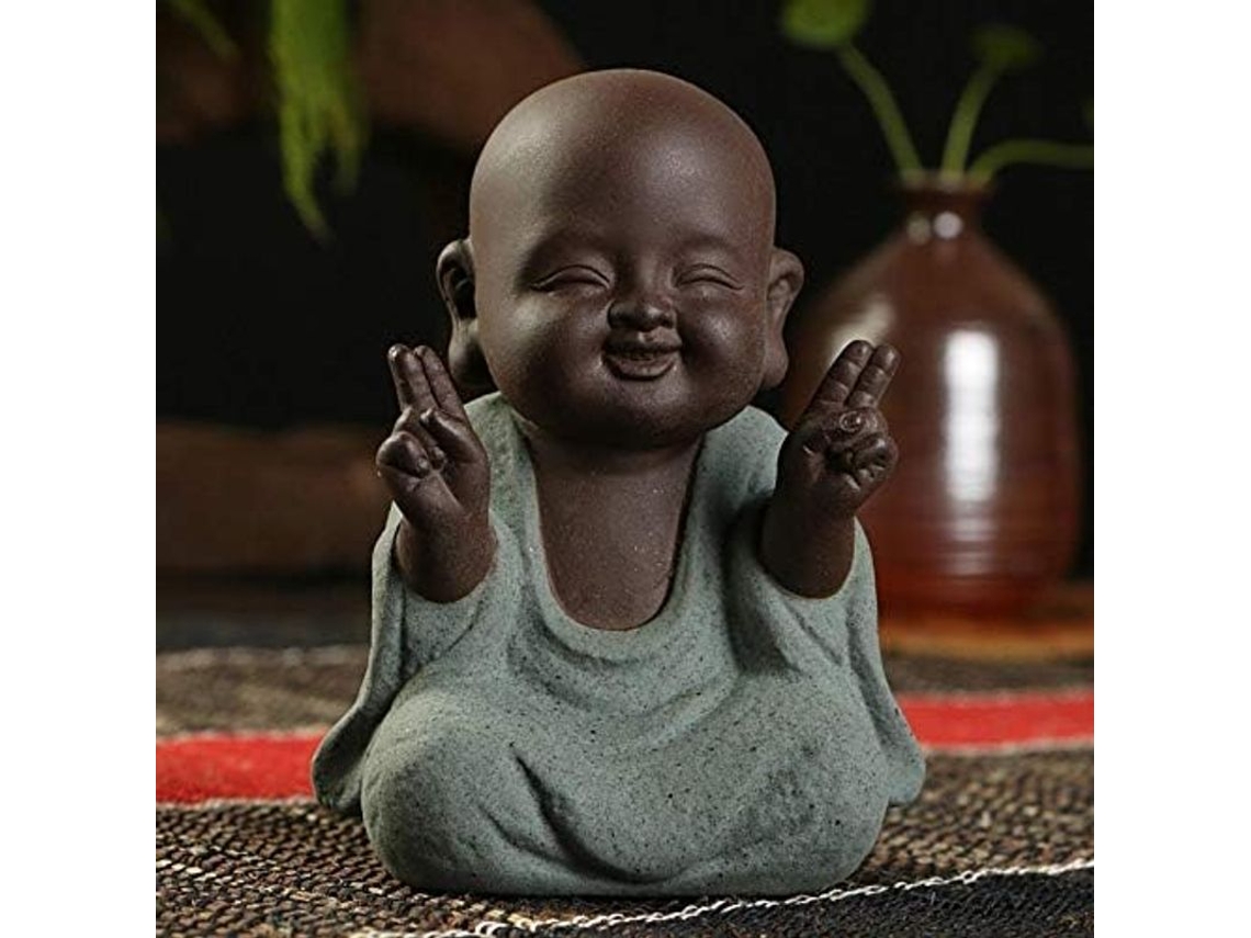 2026 pequeña Estatua de Buda, Monje, Decoración de Jardín En Miniatura, Regalo de Feng Shui, Hermosa Decoración para El Hogar.