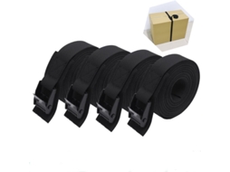 Conjunto De 4 Peças, Suspensórios Curtos, Acolchoados, 25 Cm, 1 M, Com Fivela