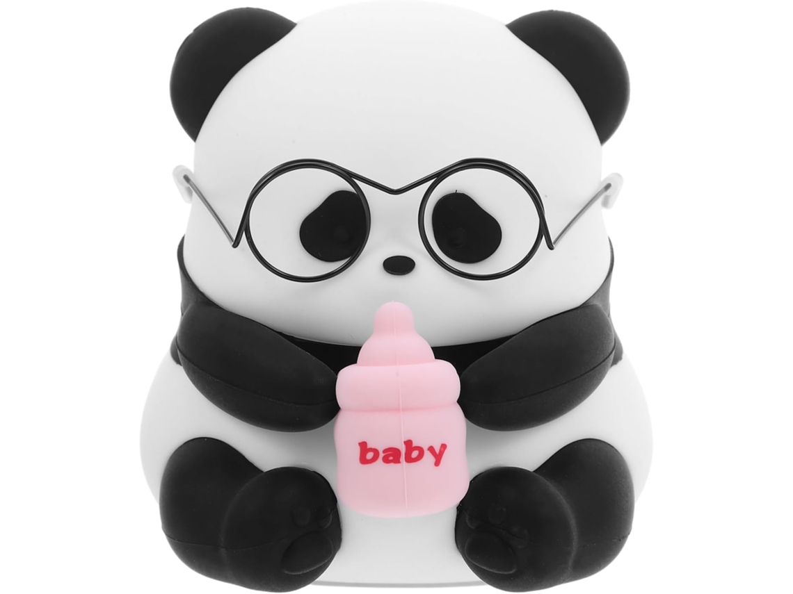 Luminária Noturna Panda Lurrose Led Lamp Recarregável Em Silicone
