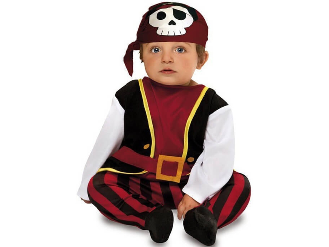 Fantasia De Pirata Para Bebê - Pirata - Branco - Exterior