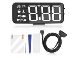 Projetor Hud Obd2 Para Parabrisa 3d Com Alarmes