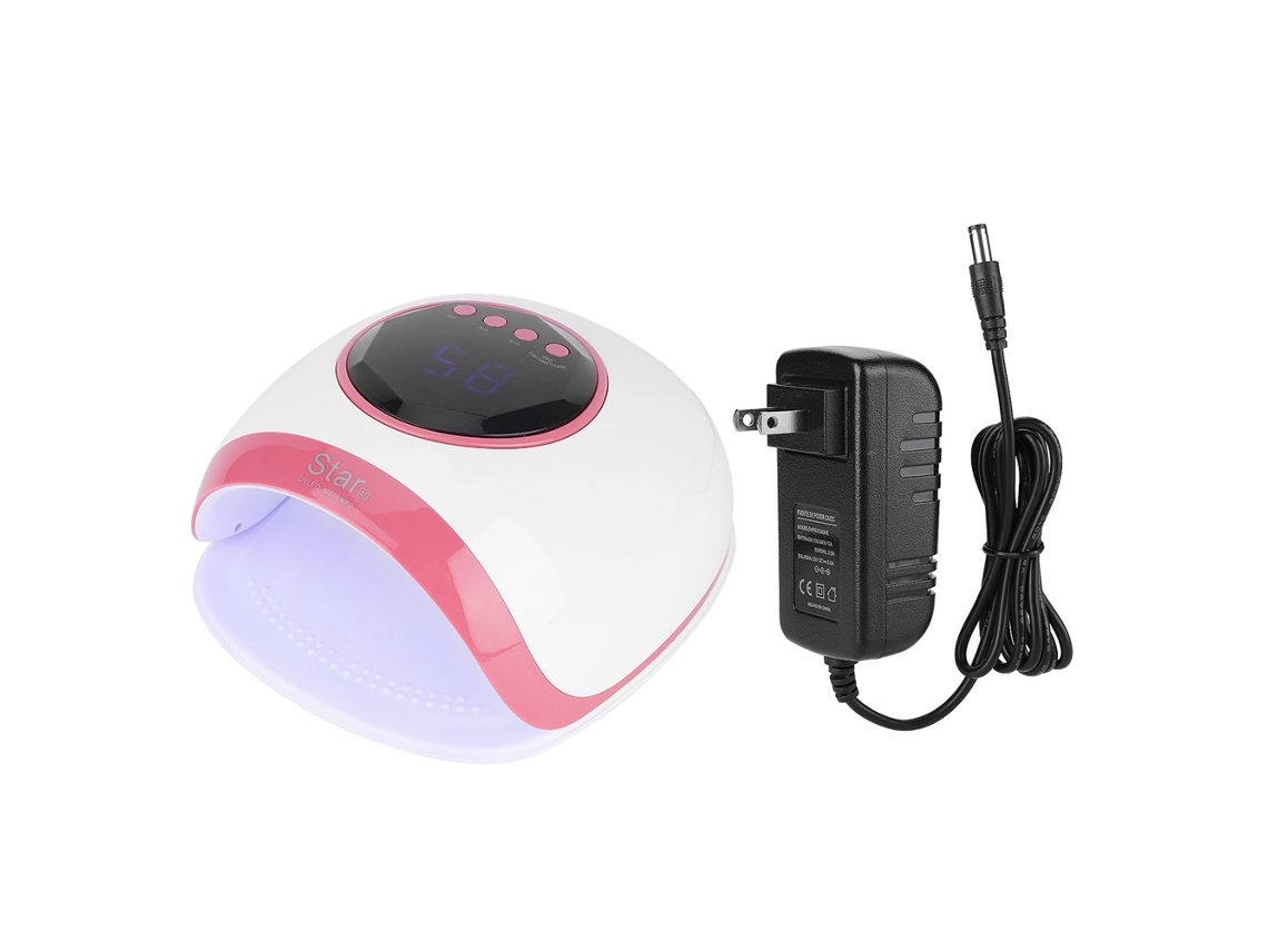 Lâmpada De Unhas Led Profissional 48w Secador Rápido Para Esmalte De Gel E Manicura
