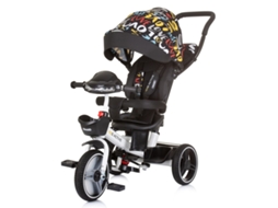 Triciclo com Capuz e Alça Parental Be Active Love CHIPOLINO