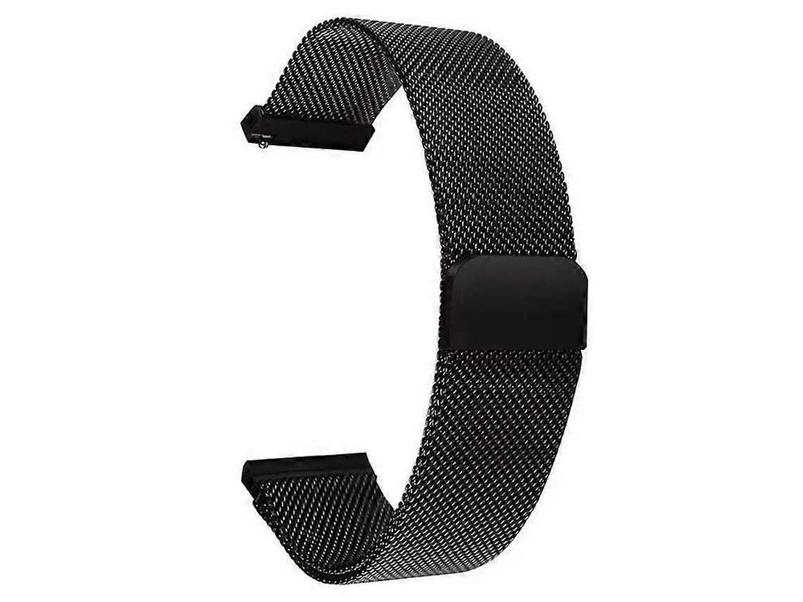 Pulseira Milanesa Loop Compatível Com Garmin Forerunner 255s/ Xiaomi Mi Watch, De Aço Inoxidável 18mm Fecho Magnético