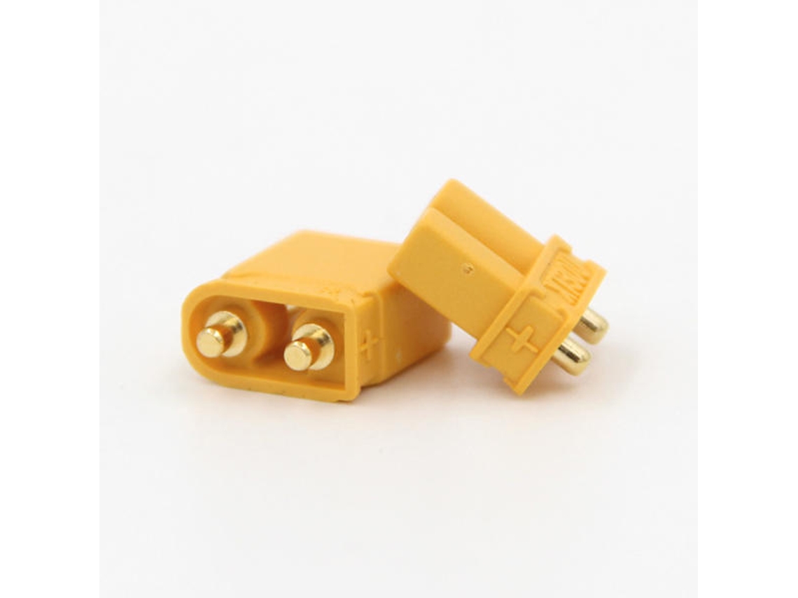 1 Par de Conectores Amass Xt30upb Xt30 Upb de 2 Mm, Macho e Fêmea, para Baterias de Drones e Aviões Rc. MDUG