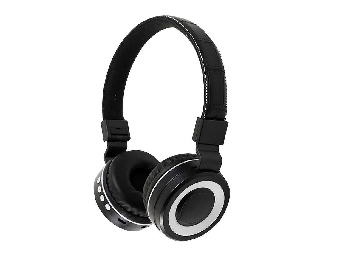 Fones de ouvido Bluetooth sobre a orelha com microfone, suporte retrátil TAISHENGDA