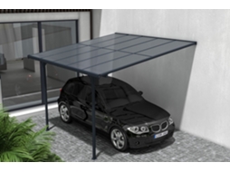 Cazeboo Pérgola Cobertura para Terraço de Aluminio Premium, cinzento 3x3 m KLEO