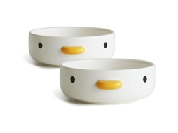 Prato de Sobremesa Nova Line mini, 3.5in, galinha fofa, 2 peças