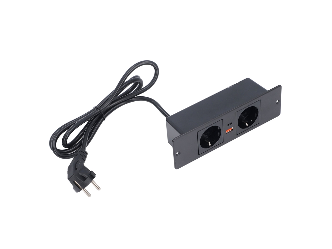 Laxiscreed Extensão De Tomada Com Carregamento Rápido Pd 20w Integrada Para Desktop