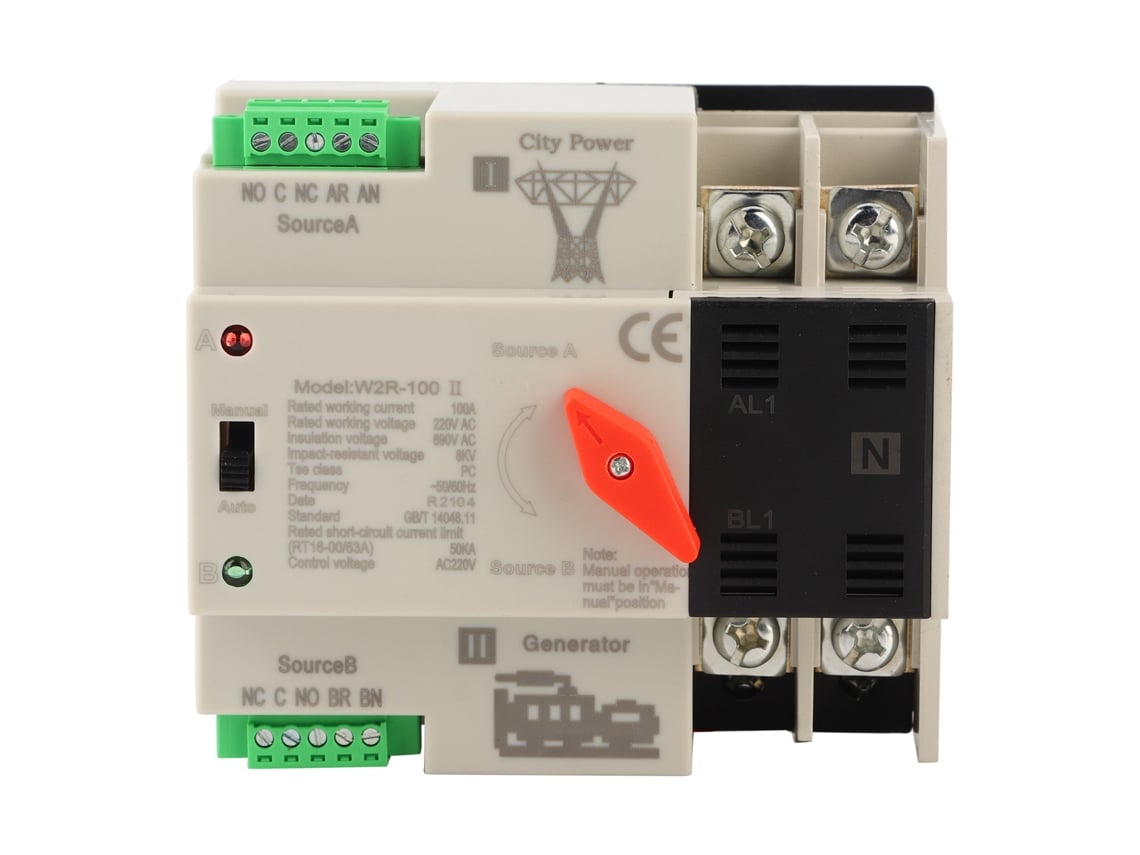 Interruptor de Transferência Automática 2p 100a S/MARCA