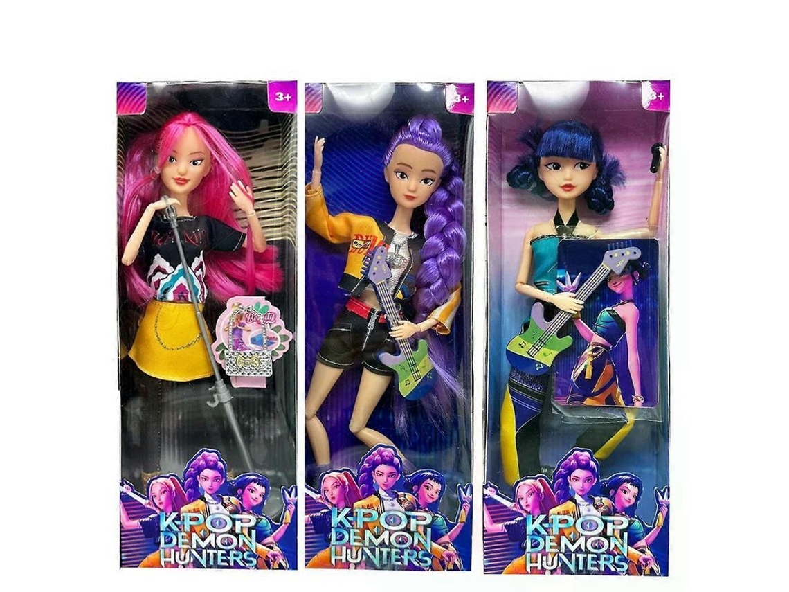 2026 2026 Bonecas Caçadoras de Demônios Modernas em Vinil Presentes de Natal Aniversário Halloween Brinquedos para Meninas 14+