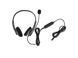 Fones de ouvido LAXISCREED para chamadas com redução de ruído USB-C cinza