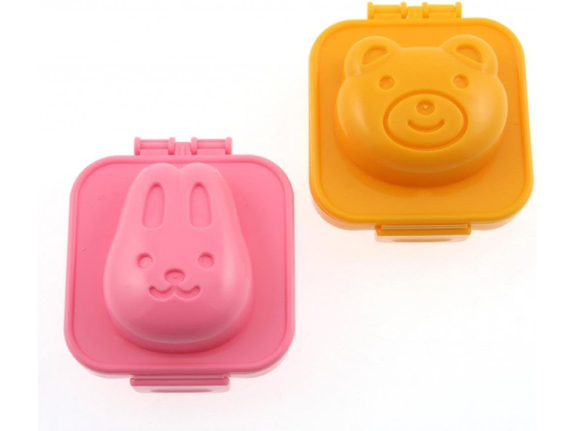 Molde De Plástico Para Ovos, Coelho E Urso