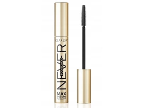 Claresa Mascara Never Too Black, 10g Intense Volume Lengthening Formula 4mass