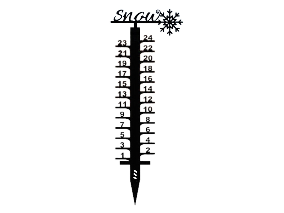 Laxiscreed Decoração De Natal Com Enfeite De Animal E Régua De Neve Em Metal