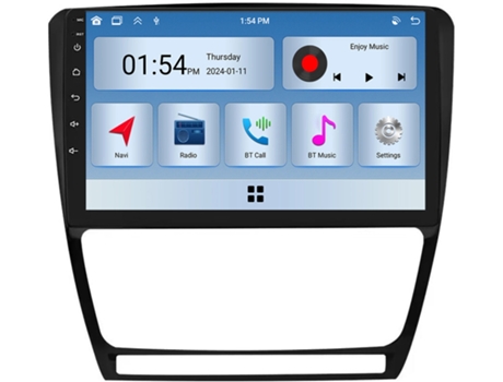 Autorrádio Multimédia 6Gb Ram 128Gb Rom Carplay ROVERONE para Skoda Octavia 2 A5 2007-2013 Carro Rádio Bluetooth Gps Navegação