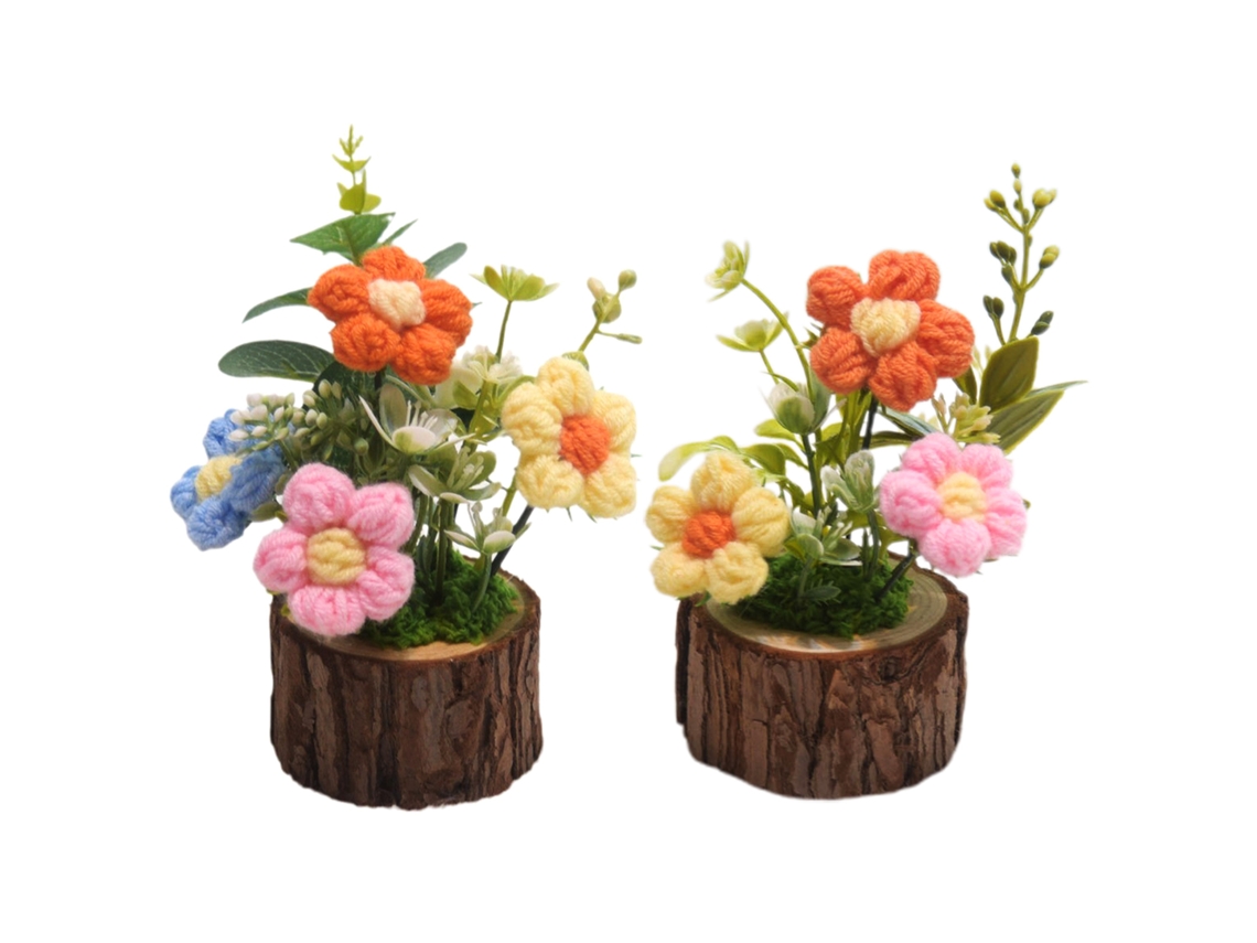 Kit de Plantas Pintadas À Mão com 127 Miniaturas e 2 Peças de Pinturas Pequenas LAXISCREED