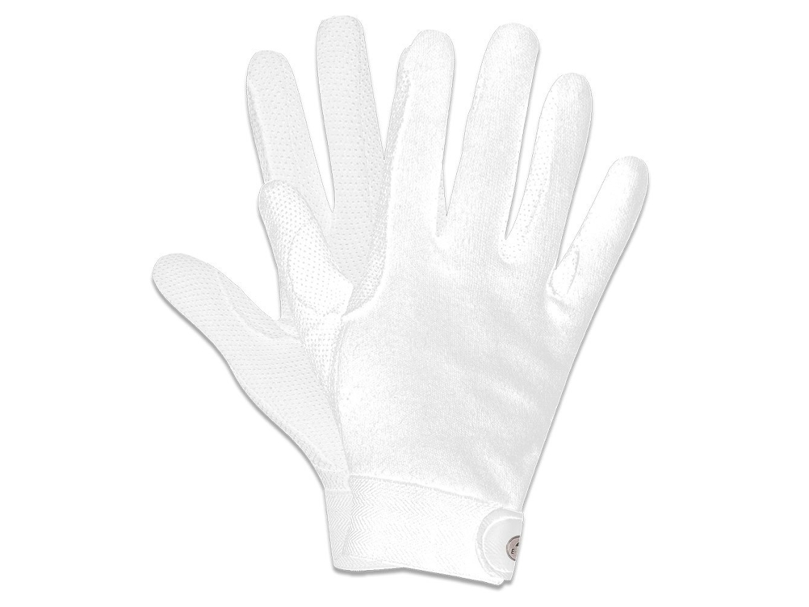 E.L.T. Luvas Equitação Knit Cotton Picot Branco Le.L.T.