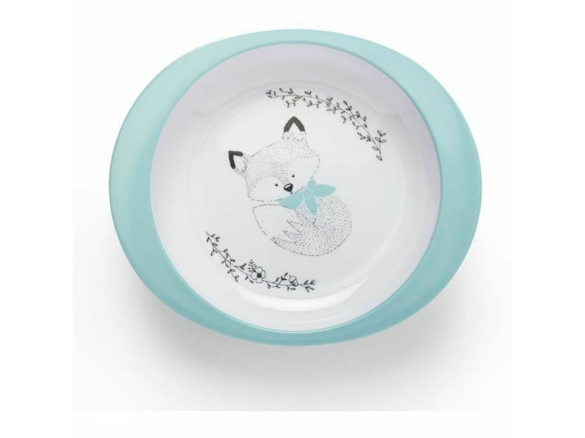 Tigela com Ventosa Anti-Queda THERMOBABY Forest - Fox