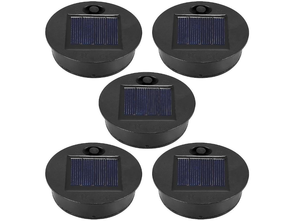 Kit De Peças De Reposição Para Luminária Solar (tamanho Superior: 2,76 Polegadas, Led Branco Quente De 7 Lúmens À Prova De Água, 2,36 Polegadas
