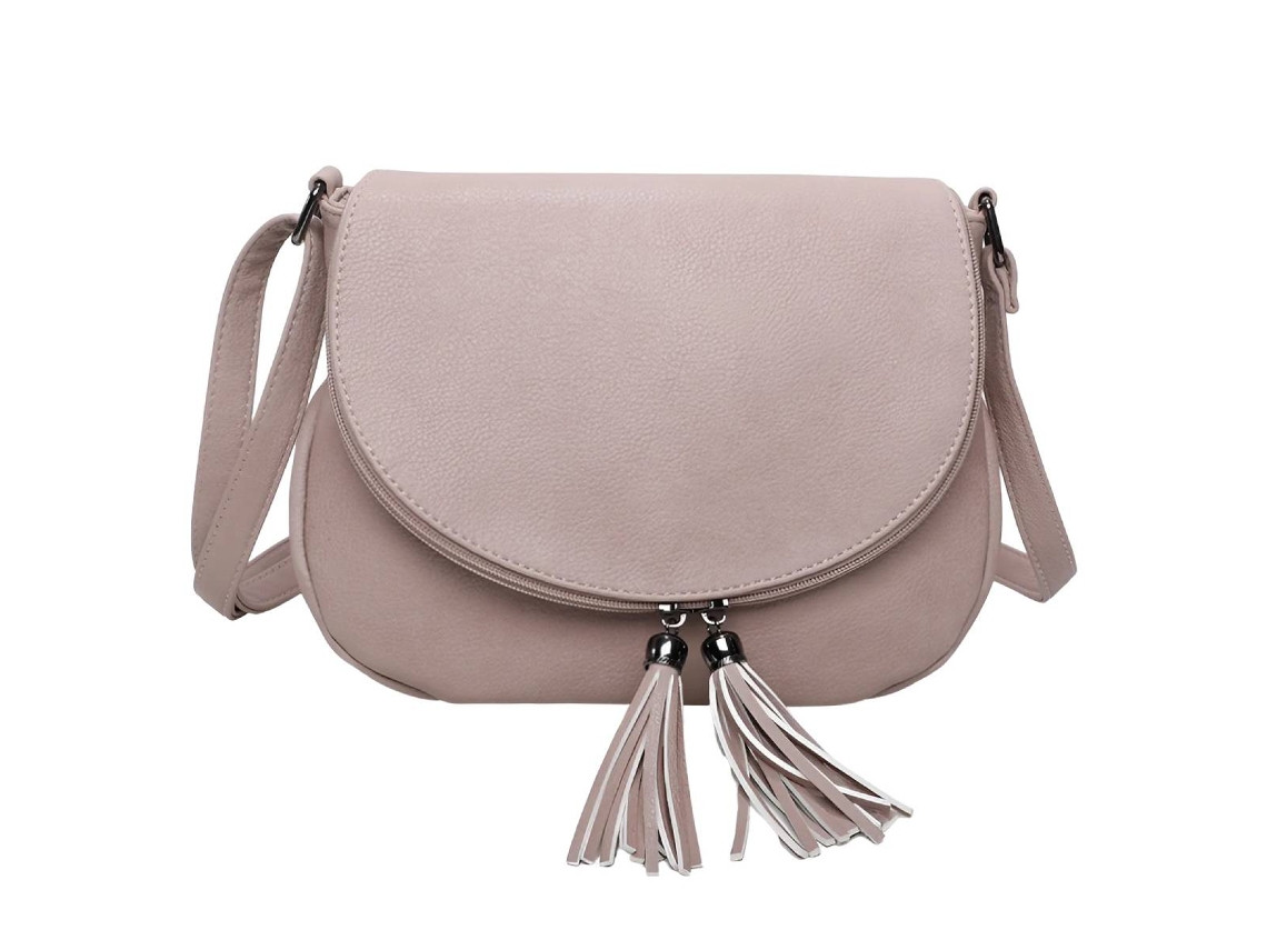 Bolsa De Ombro Com Zíper Para Mulheres