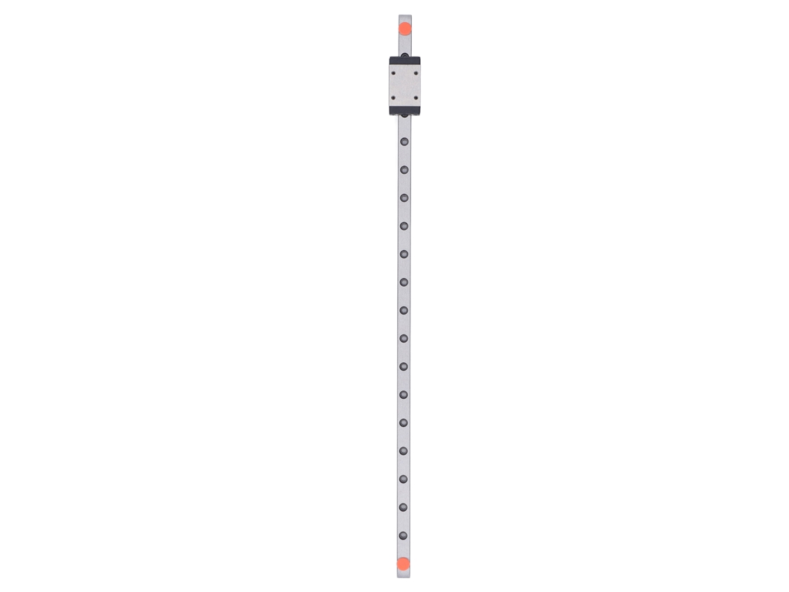 Guia Linear De Aço Para Rolamentos Mgn7h‑300‑1r Com Bloco Deslizante Mini Guia Deslizante