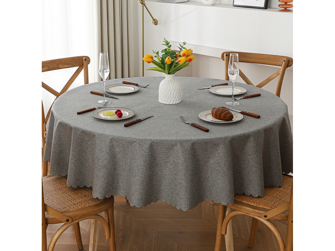 Toalha De Mesa Lavável Com Efeito Lótus, Repelente De Água