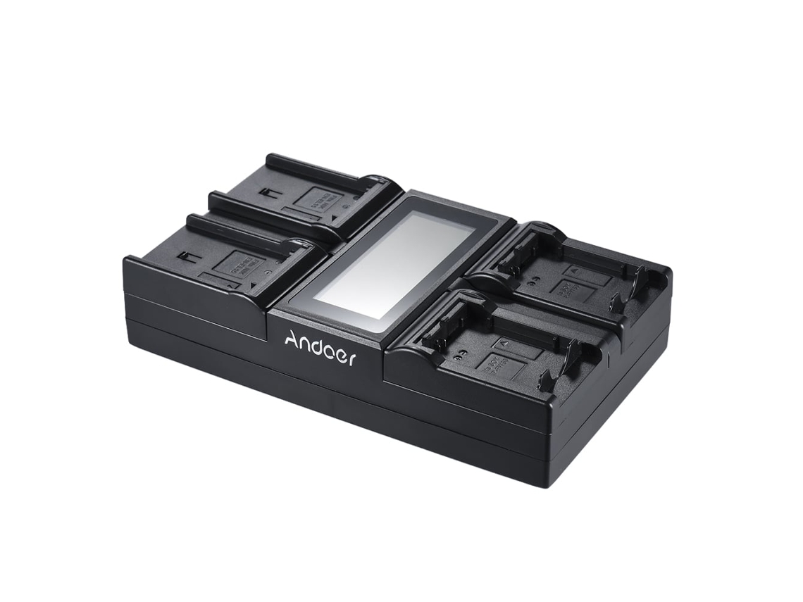 2026 cargador de Baterías 4 Canales para En el15, Np fw50, F970, Np f550 Cámara Sony A7iii, A7siii Y Accesorios de Fotografía