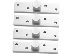 Conjunto De 4 Dobradiças Giratórias Em Aço Inoxidável Com Fechamento